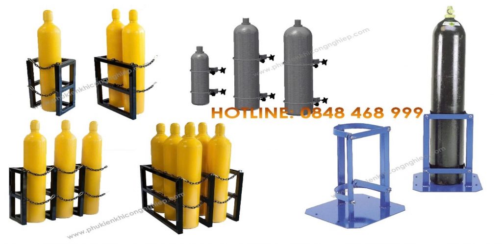 giá đỡ bình khí